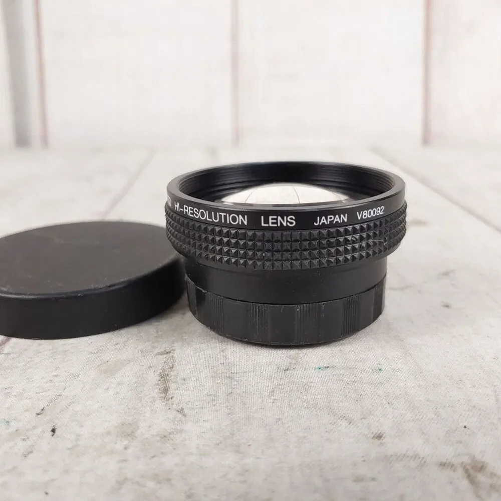 1.5X Video Telephoto Lens Attachment Hi-Resolution Japan V80092 TESTED WORKING